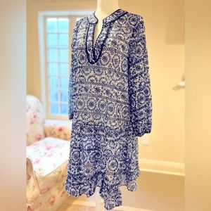 Shoshanna eyelet cover-up